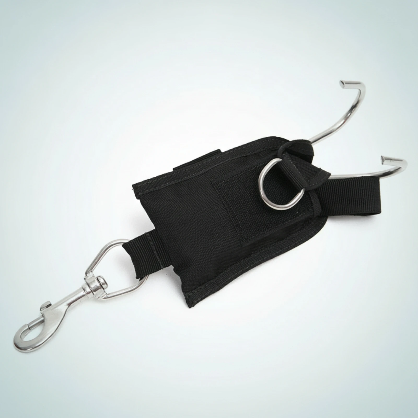 BCD Strap with Metal Hook Sturdy Scuba Strap with Quick-Release Closure Fin Keeper Heavy-Duty Accessory Adjustable view 2