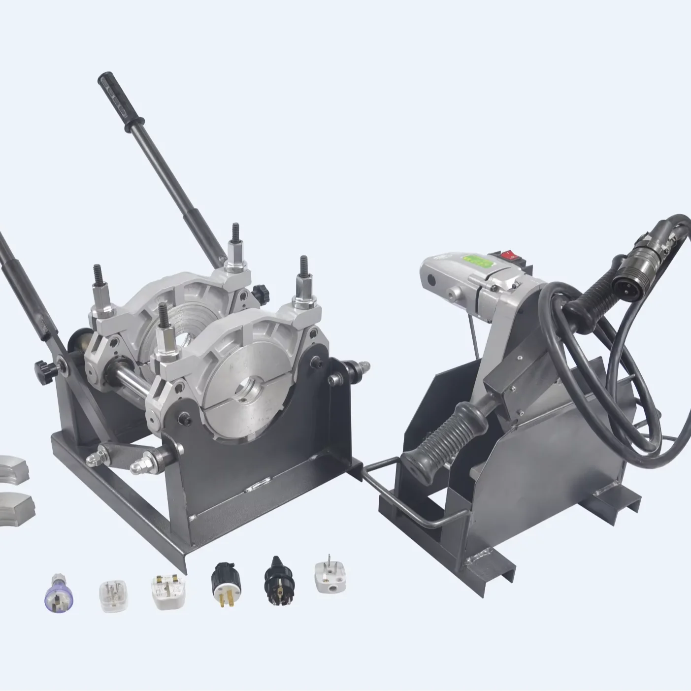 SKC-B160M New Manual Butt Fusion Welding Machine for PE/PP/PVDF 63-160mm CE Certified 2-Year Warranty 1.7kW 220V