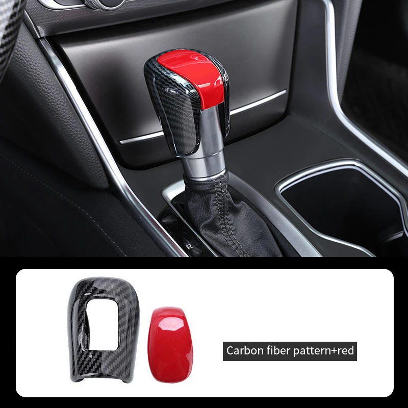 For Honda Civic 11th gen Accessories For 2023 CRV Accord Carbon Fiber Center Console Gear Lever Cover Auto Anti-skid Trim tools