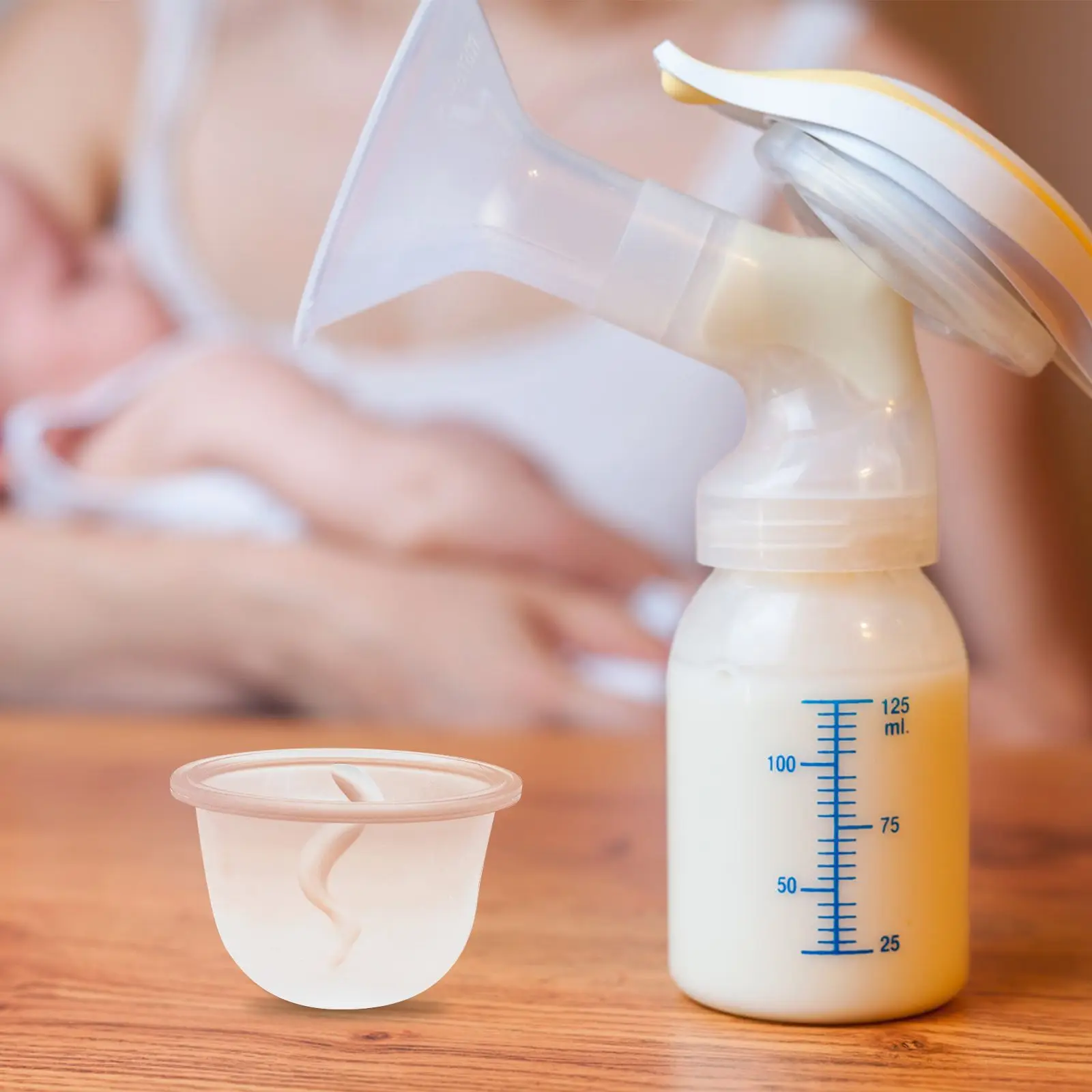 Electric Breast Pump Silicone Bowl Breastfeeding Accessory Wearable Baby Portable Accessories