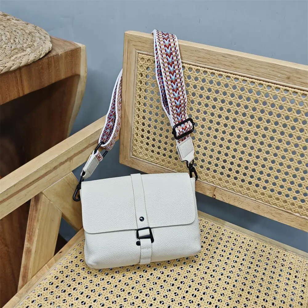 

Женская сумка через плечо из воловьей кожи с верхним слоем, сумка из натуральной кожи на одно плечо, повседневная простая женская сумка