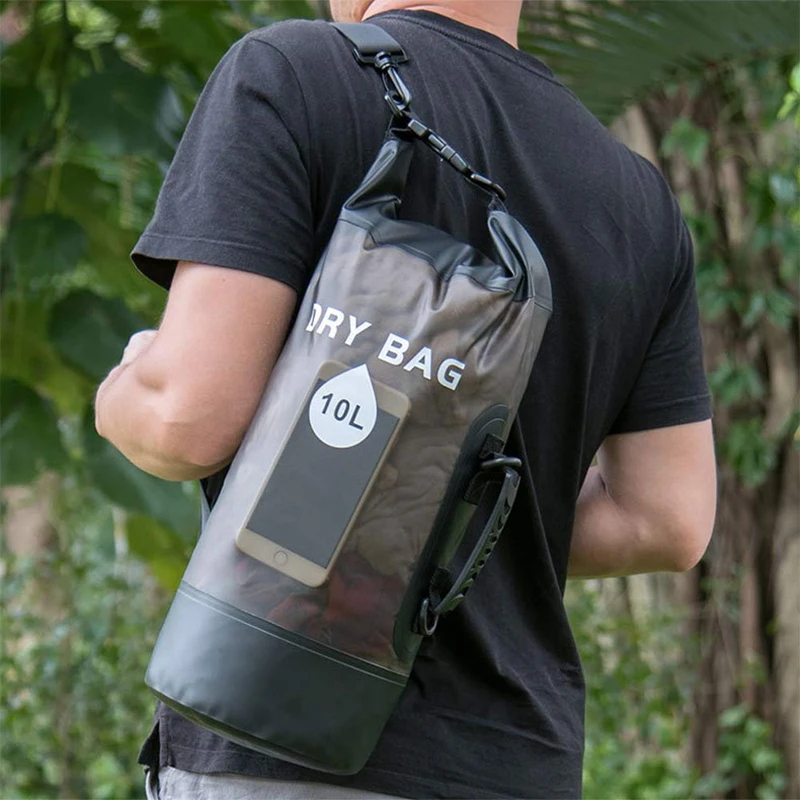 Sac de rangement étanche en poudre pour la natation, le trekking, le rafting, le canotage, le kayak, le rafting, le sac sec, le sac à dos, 10l, 20l, XD117Y