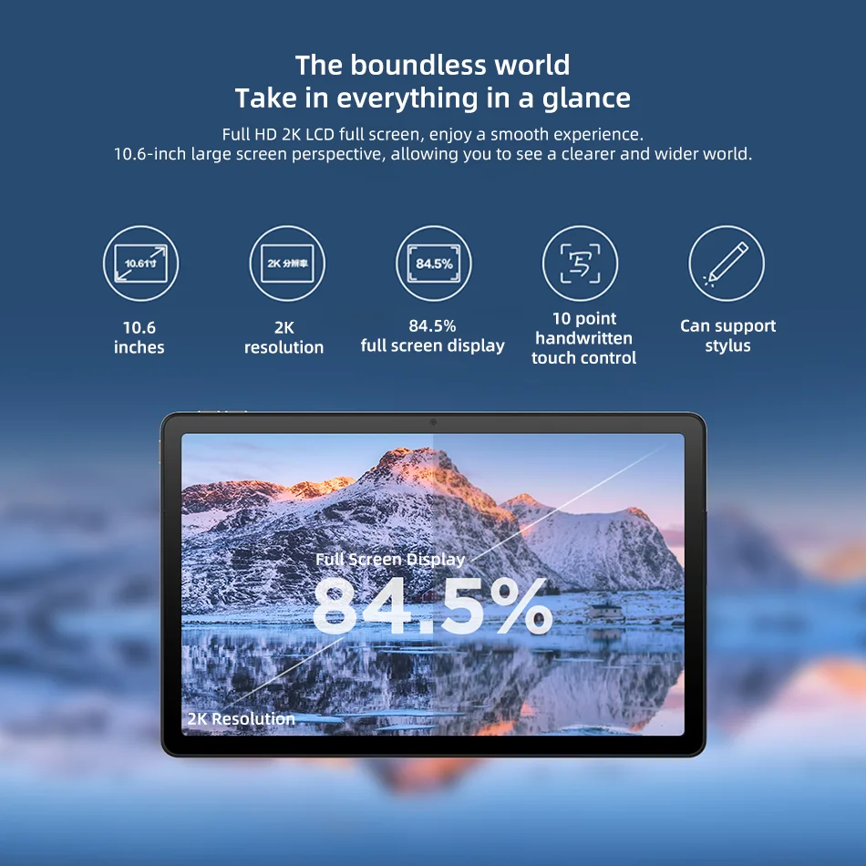 القرص العالمي LENOVO K10 PRO LTE الإصدار TB226X 6GB 128GB QUALCOMM SDM 680 10.6 "2K عرض 7700MAH بطارية أندرود 12 جهاز كمبيوتر محمول