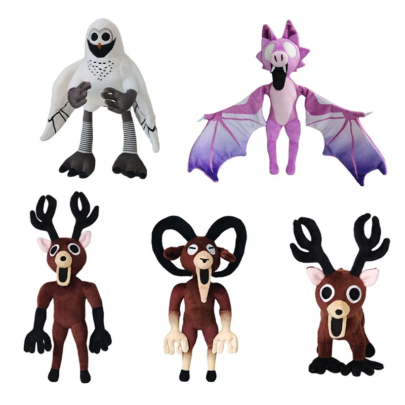 Nuevo caliente 99 noches de dibujos animados en el bosque ciervo murciélago búho Animal juguetes de peluche muñeca de peluche de algodón Anime Animal regalo de cumpleaños regalos para niños