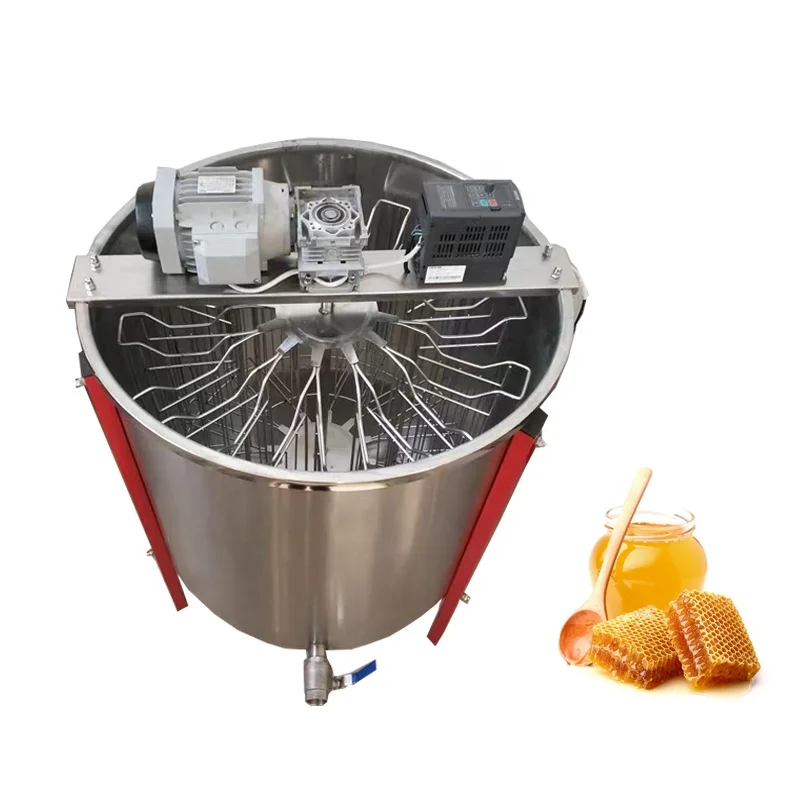 

Household 12 Frames Honey Centrifuge Machine Automatic Stainless Steel 4 Frames Electric Honey Extractor