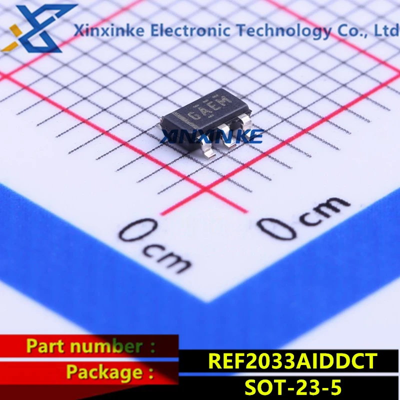 REF2033AIDDCT Mark:GAEM SOT-23-5 Voltage References Low-Drift Lw-Pwr Dual Output Volt Ref Power Management IC Brand New Original