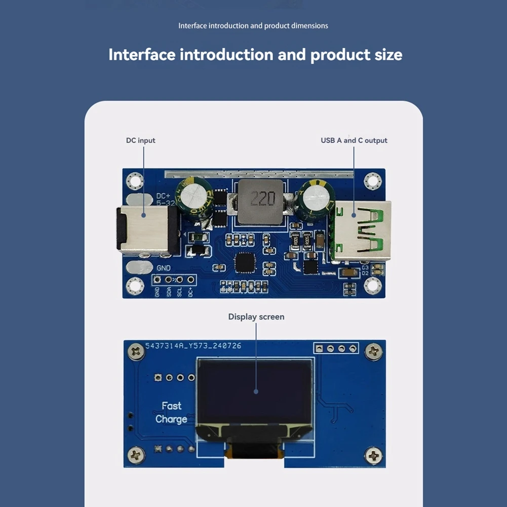 Modulo di ricarica rapida AP-Mini con protocollo completo SW3518