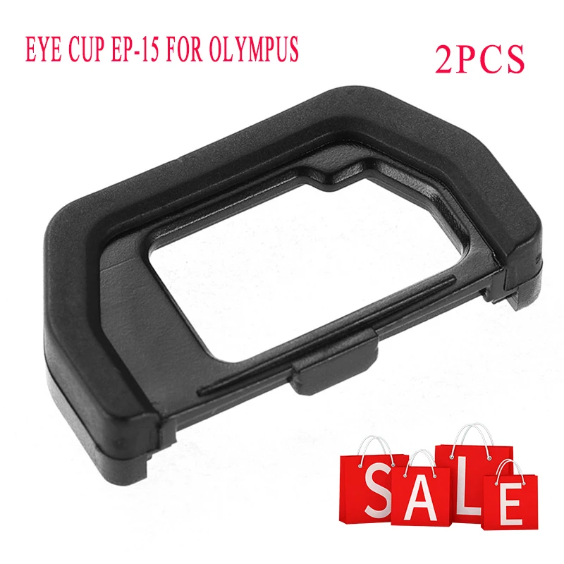 2pcs EP-15 Hard Viewfinder Eyecup Eyepiece Replace EP15 for Olympus OMD EM5 Mark II EM10 Mark II EM5II EM10II Camera Accessories