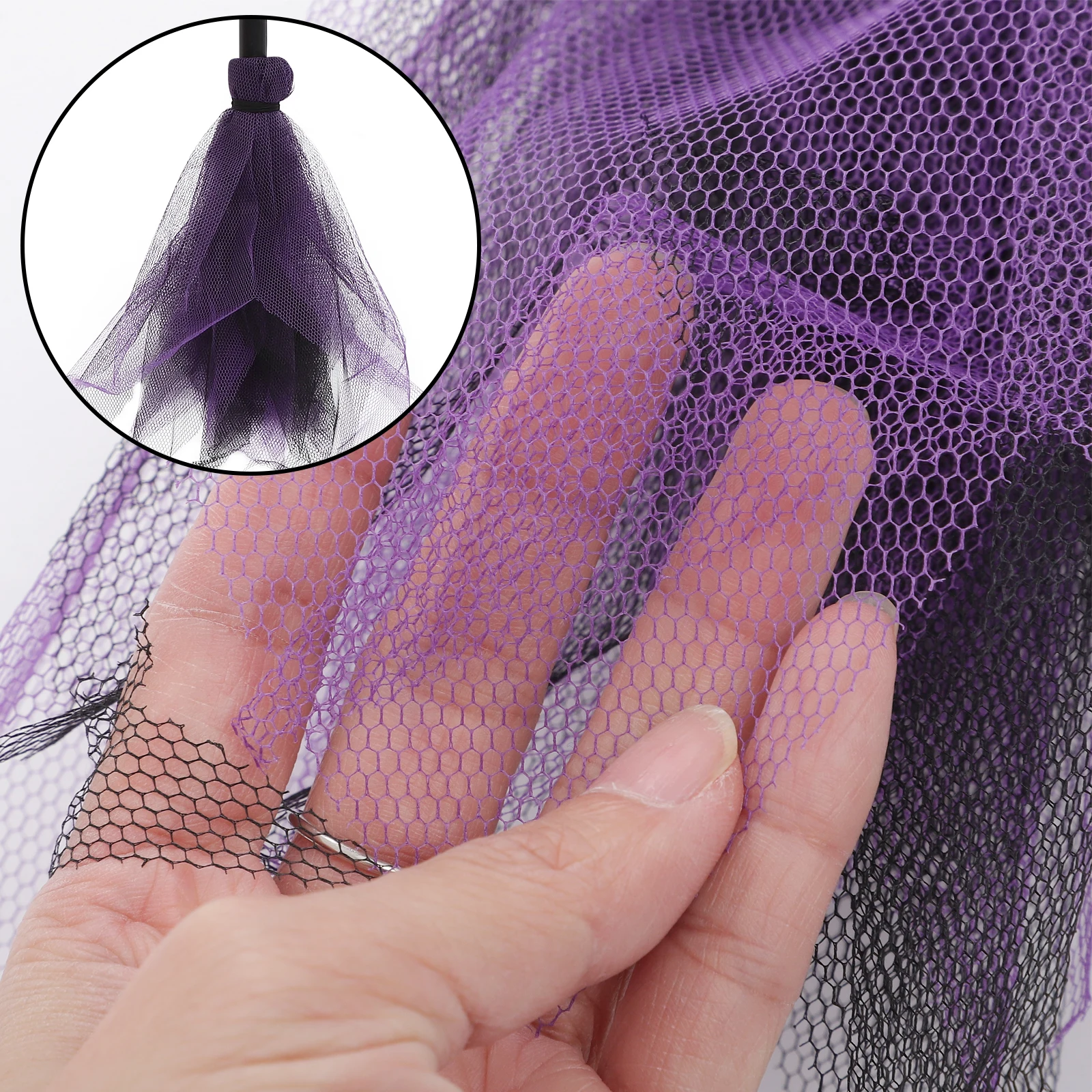 

1Pcs Lightweight Halloween Witch Broom Cosplay Prop Durable Broom Ornament Halloween Party Decoration