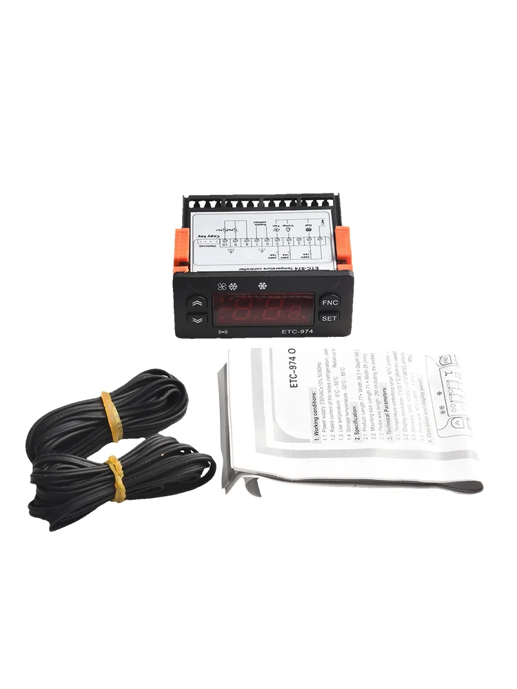 Digital Temperature Controller ETC974 Incorporating Dual Sensors for Improved Performance in Refrigeration Environments