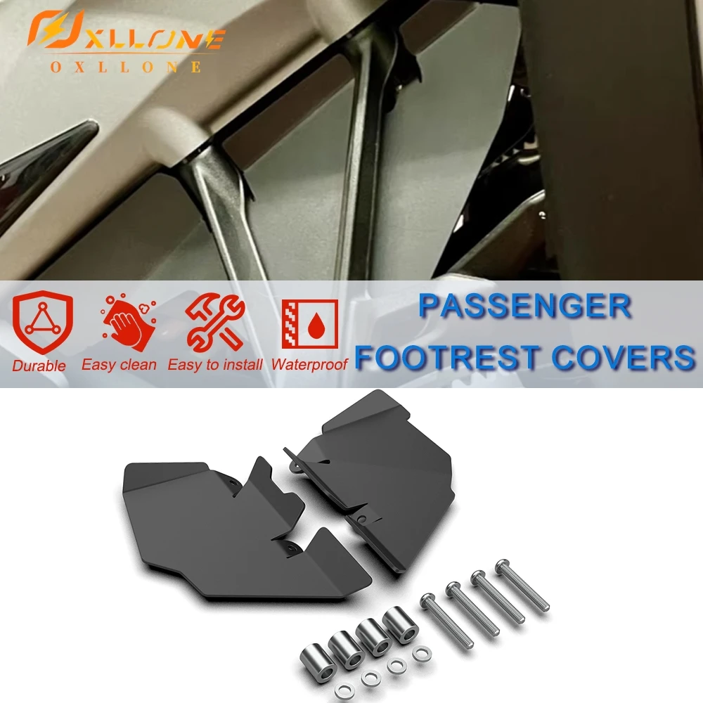 Rear Seat Foot Pedal Mudguard For BMW R1200GS R1250GS R 1200 GS LC ADV GS1250 Adventure 2014-2023 Motorcycle Fender Recess Cover