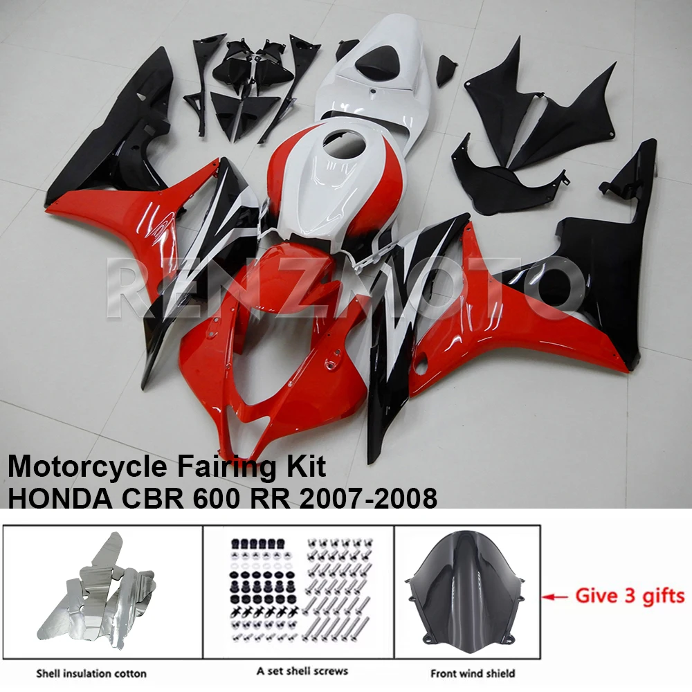 

For HONDA CBR600RR 2007-2008 Fairing H0607-117a Motorcycle Kit Body Kits Decorative Plastic Guards Accessories Shells