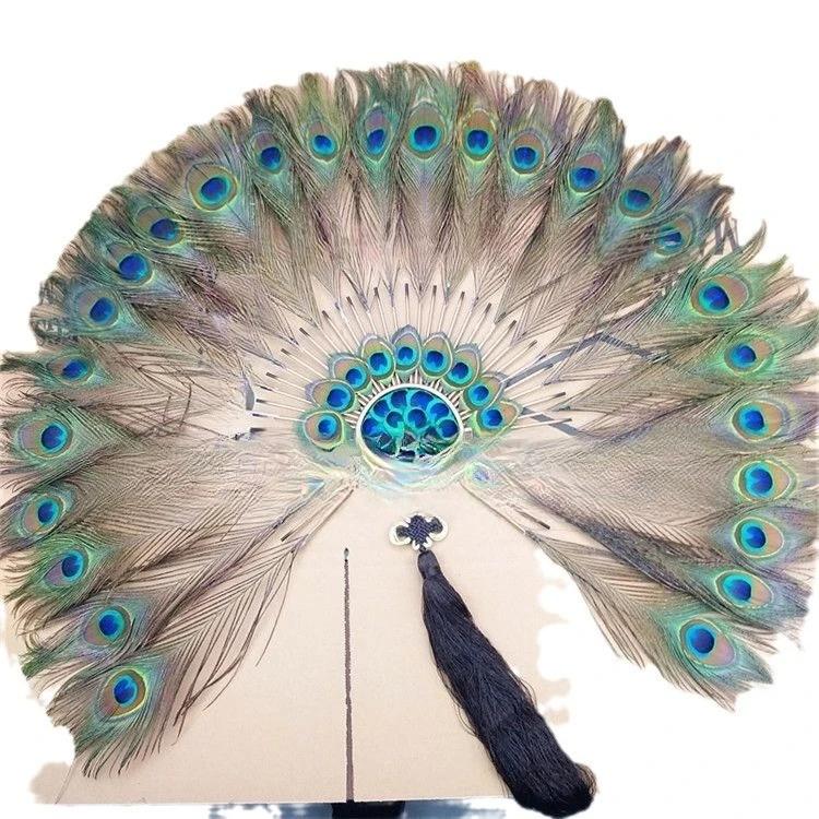 

Peacock feather wrought iron fan wallpaper wall hanging, creative home decoration, TV background , living room l pendant