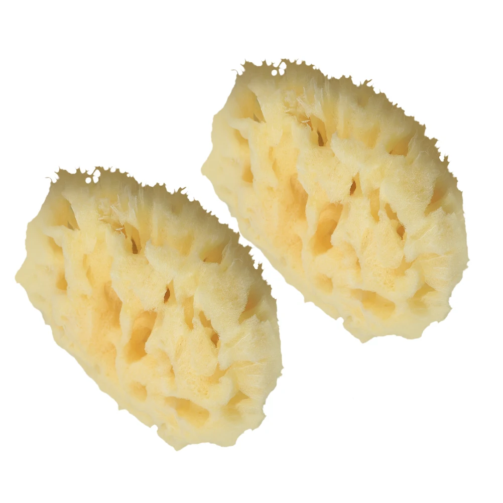 

2pcs Honeycomb Natural Sea For Bath Shower Ultra Soft Chemical Free Mildew Resistant Wash Sponge For Kids Adults Seaweed Bath