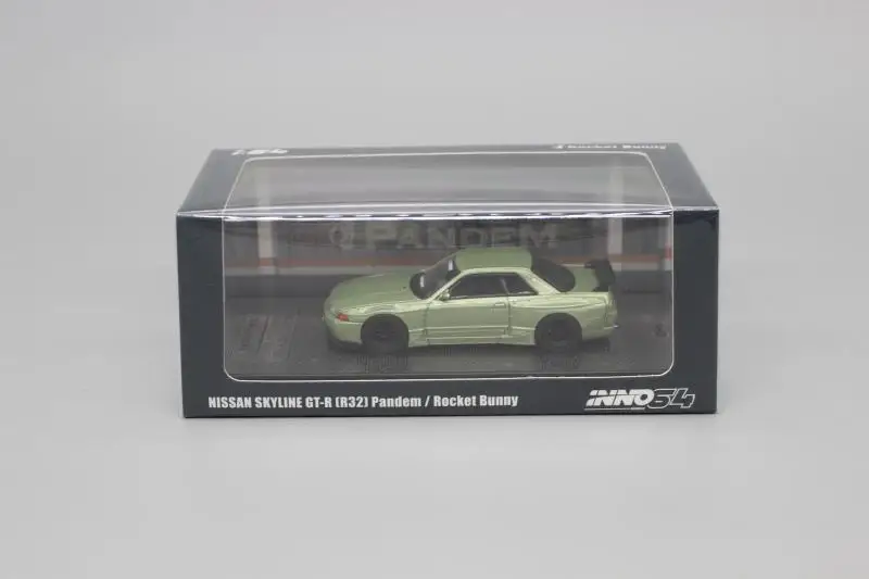 INNO 1:64 Nissan Skyline R32 GT-R Pandem Collection of die-cast alloy car decoration model toys