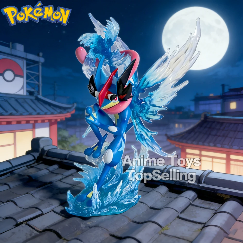 Figura de Anime Pokemon Greninja de 11cm, Estátua de PVC, Ornamentação de Mesa, Modelo de Coleção, Brinquedos e Presentes
