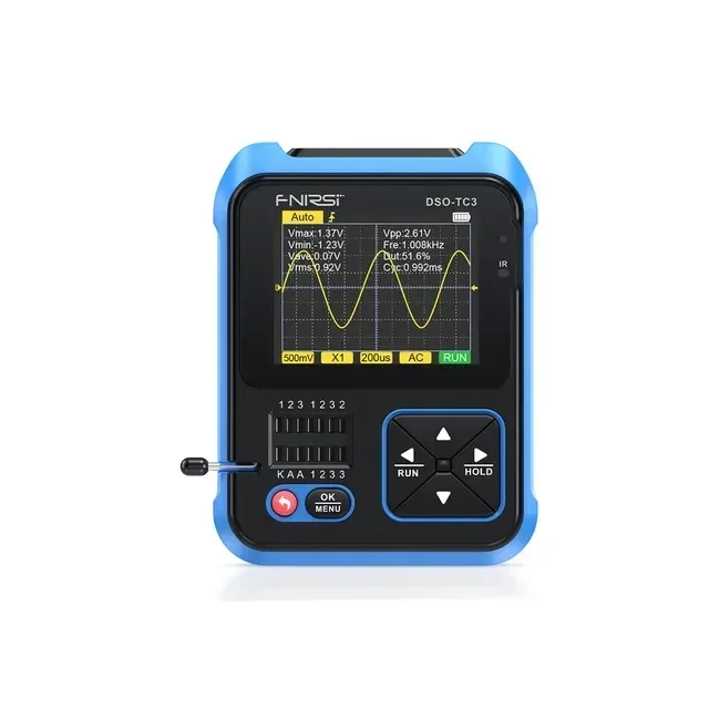 FNIRSI DSO-TC3 High Profile Oscilloscope 3 in 1 Transistor Tester Multi-function Multimeter Diode Portable Digital Oscilloscope