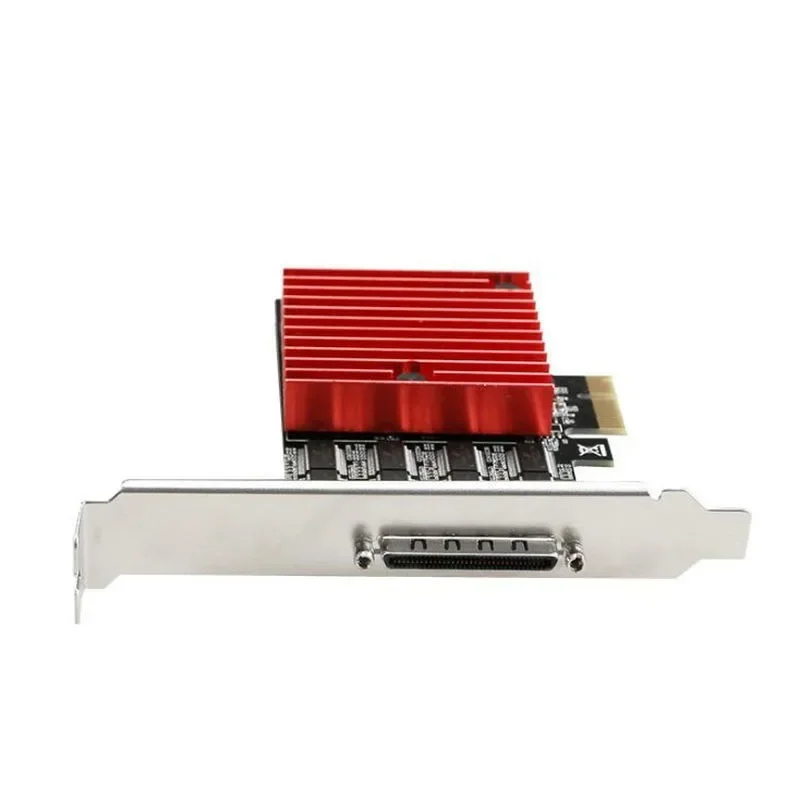 PCIE to 8-port RS232 expansion card Desktop multi-user COM card multi-interface