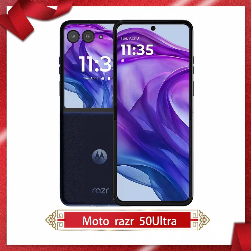 Motorola Moto Razr 50 Ultra Global ROM 5G Cell Phone Snapdragon8s