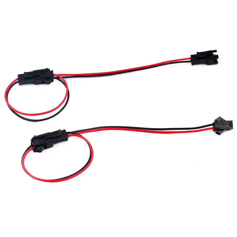 5PCS SM2.54mm terminal wire, one-minute two-point cable, one-to-two LED connection wire, extension wire, 2P male-to-female