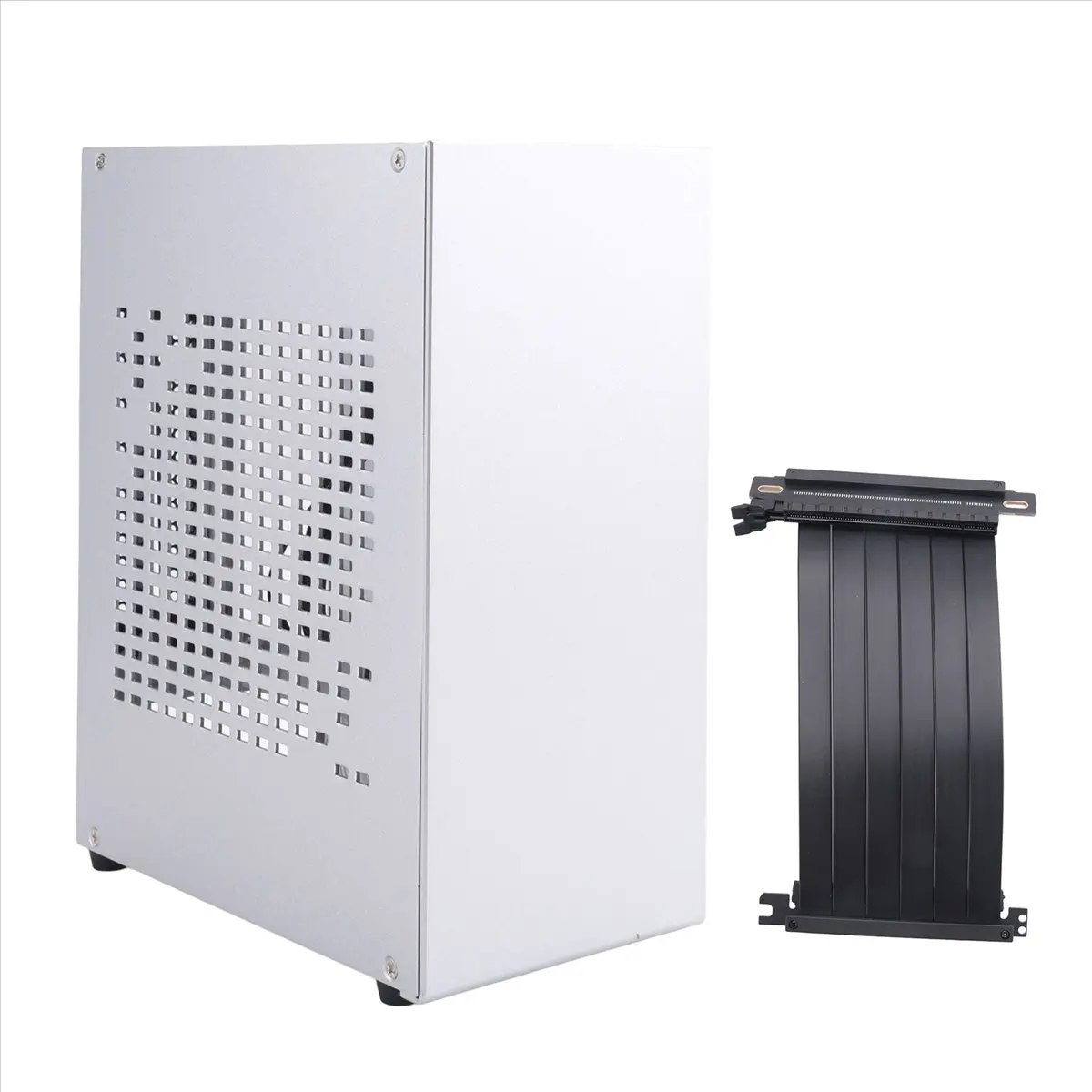 ■★New Arrival Fashion  A07 Mini ITX Computer Case Chassis HTPC Host Case USB3.0 ITX Enclosure with Graphics Card Extension Cable