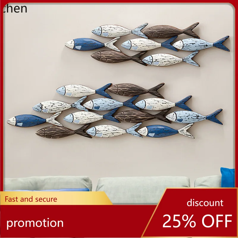 

ZML wall decoration for guesthouses, restaurants, and homes, handmade fish wall decor, wall hanging ornament