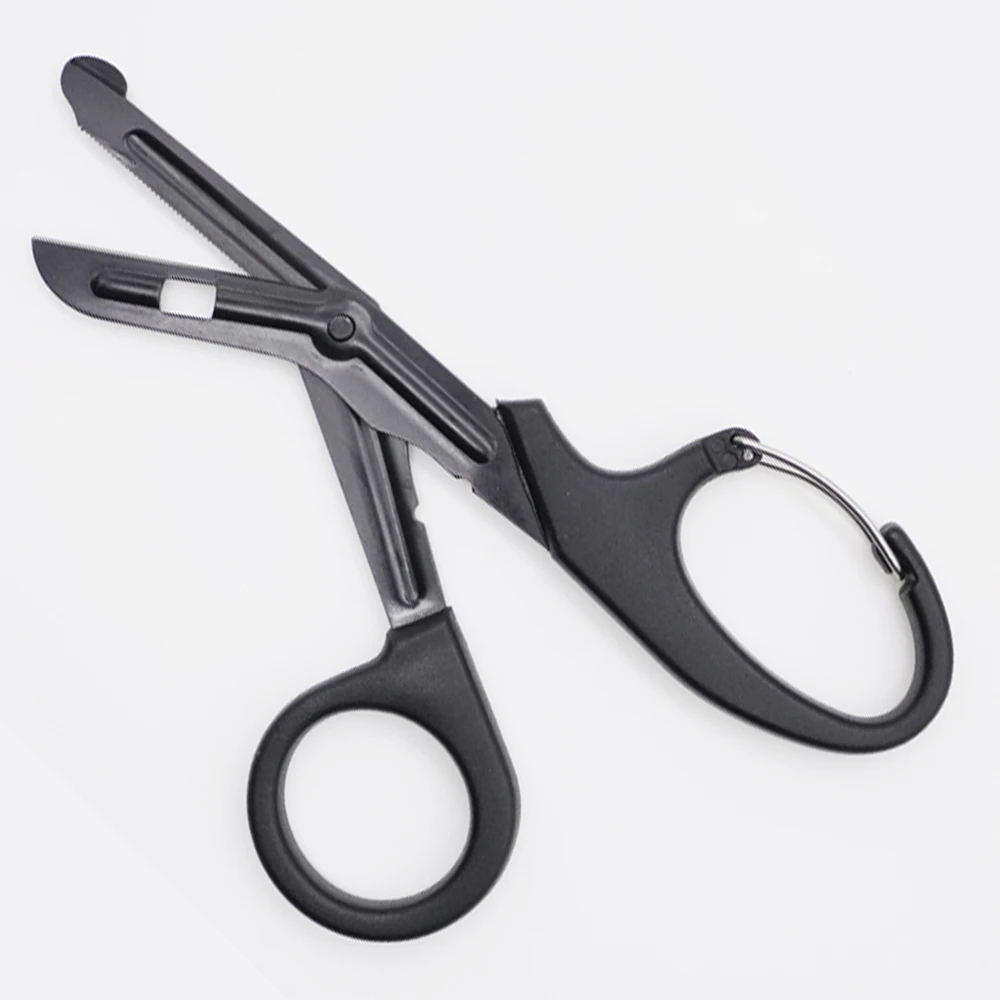 1PC Rescue Trauma Shears 7.5" Premium Stainless Steel Medical Emergency Scissors with Non-Stick Blades, Fluoride-Coated