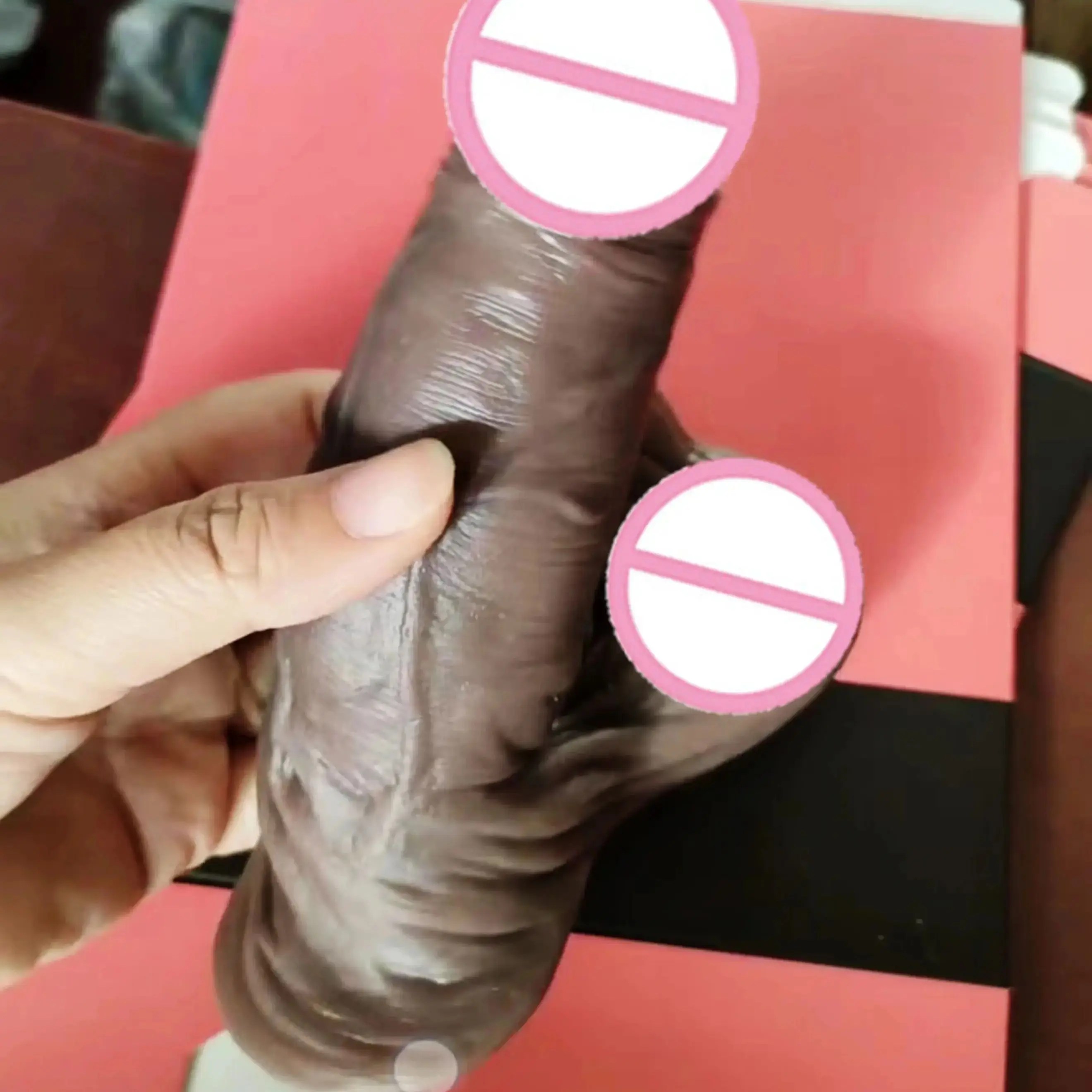 Ftm Packers Wholesale 2 in 1 Ultra Soft Silicone Hollow Penis Sleeve with Big Scrotum Prosthetic Stroker