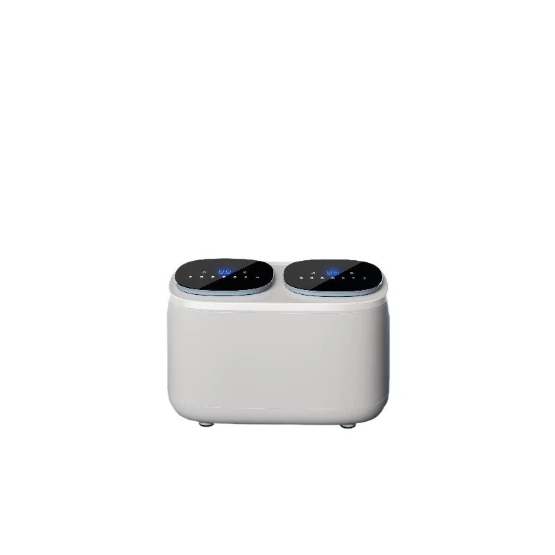 

Fully automatic elution and drying integrated mini cleaning machine, household washing socks, small double warehouse