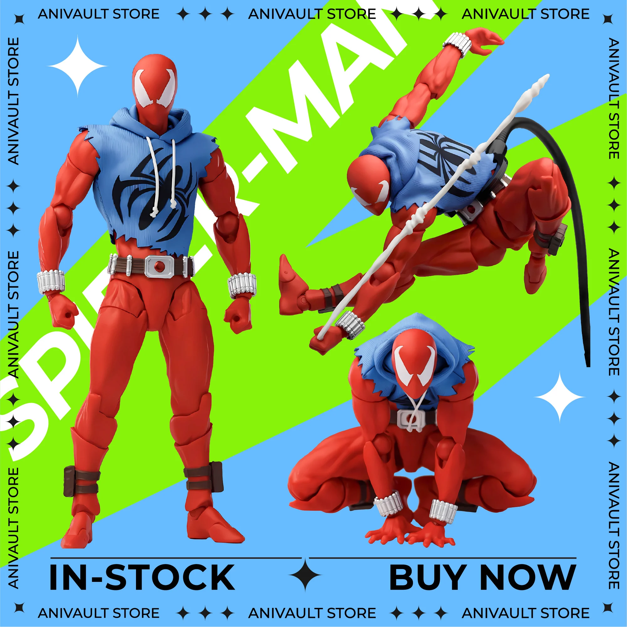 

In-Stock Superior Spider-Man Doctor Octopus / Peter Parker Articulated Action Figure Collectible Model Kids Gift by CT Toys
