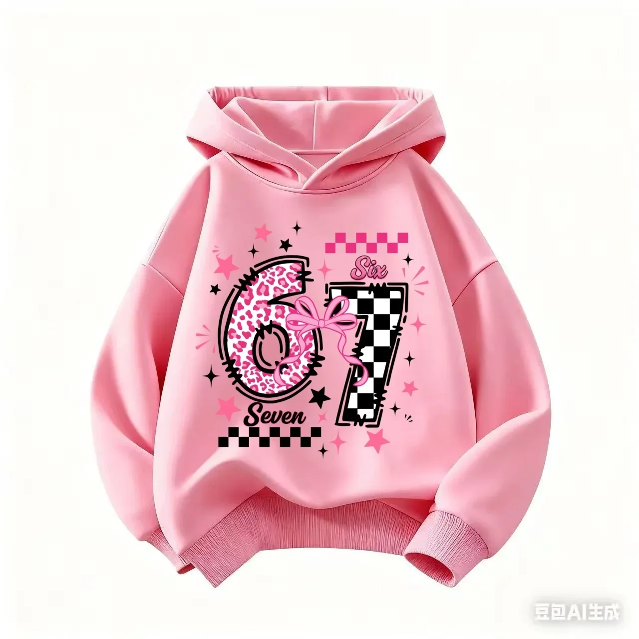 Einhorn-Hoodie für Kinder 67 Regenbogen Niedlicher Kawaii Cartoon Glitzernder Mädchen Lustiger Trendiger Oversized Lässiger Sport-Sweatshirt – Detail 10