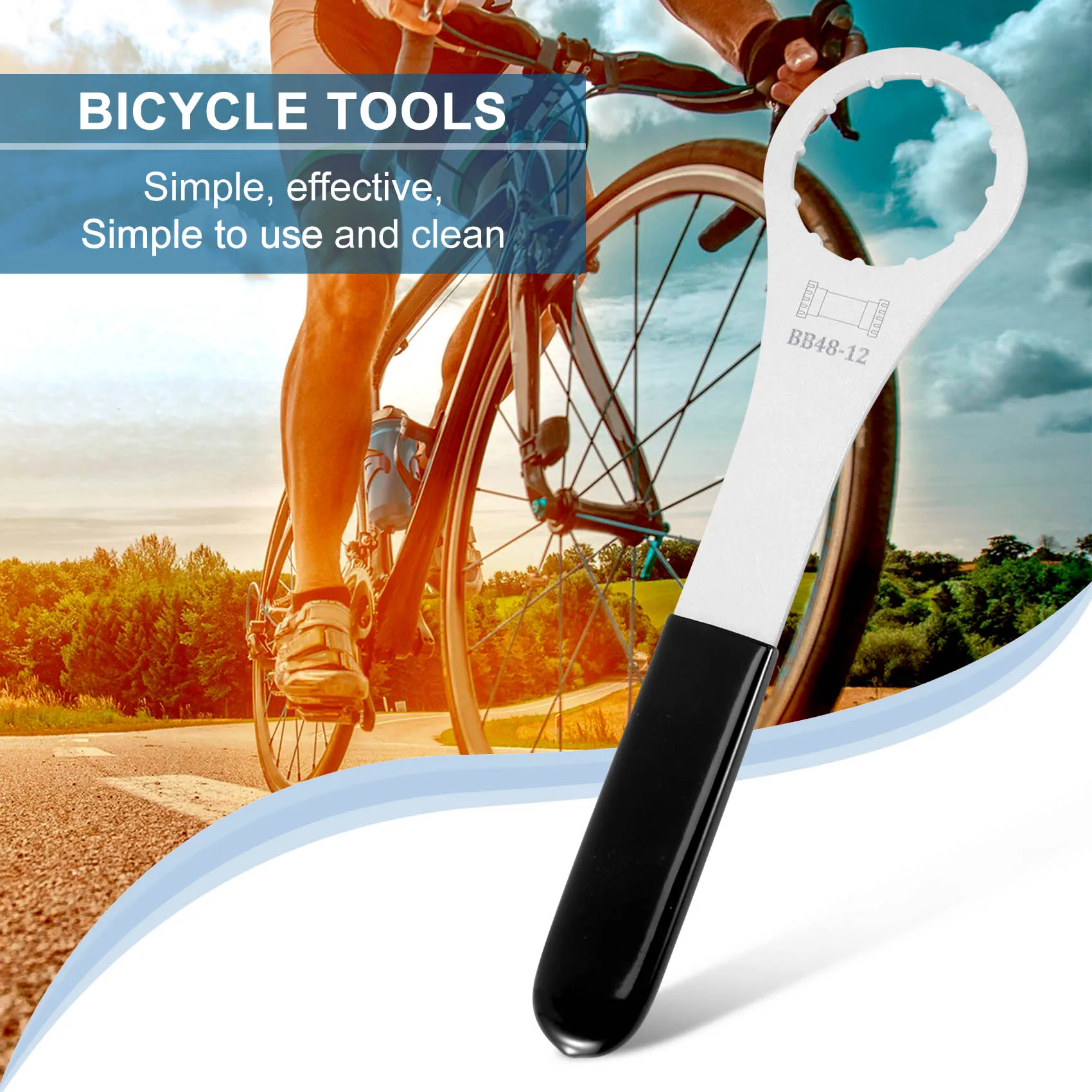 Strumento di riparazione chiave per movimento centrale bicicletta BB48-12 12 denti per Praxis Works M30 OSBB XQ