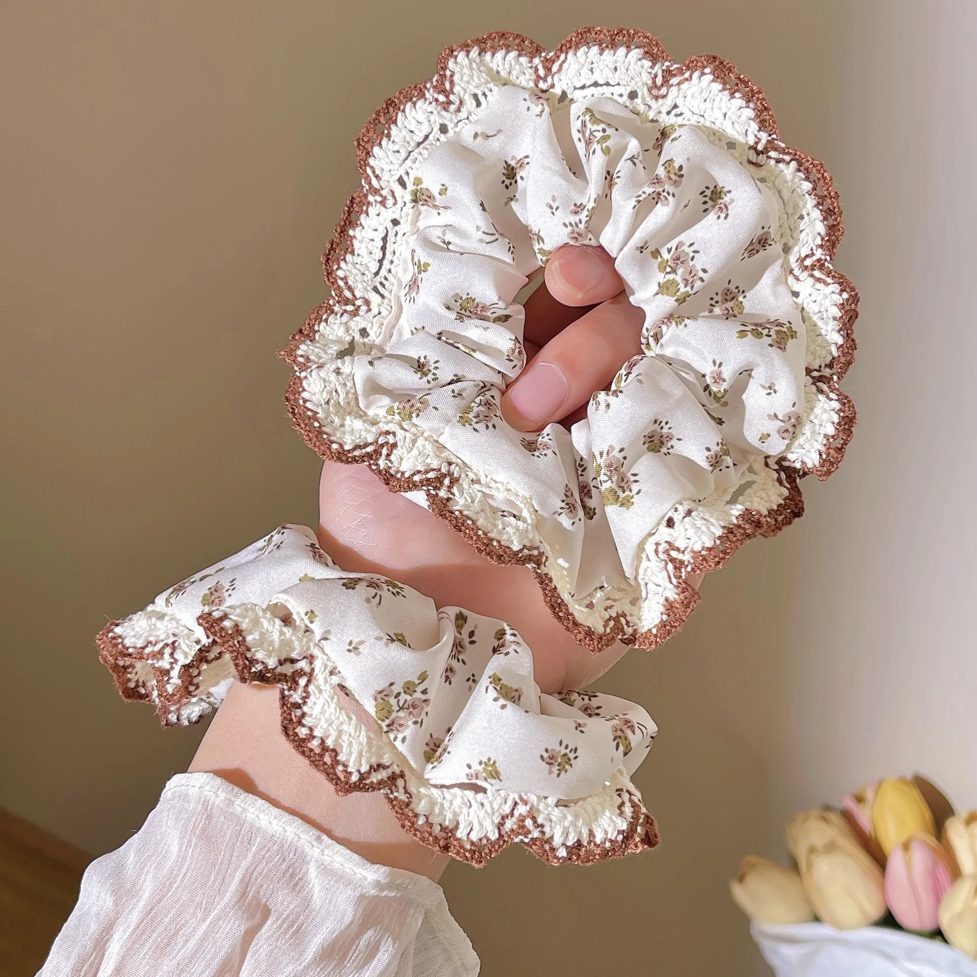 

New Lace Hairpin For That Won't Damage Hair Cute Hair Hair Tie With High Elasticity Accessory Braiding Hair Elastic