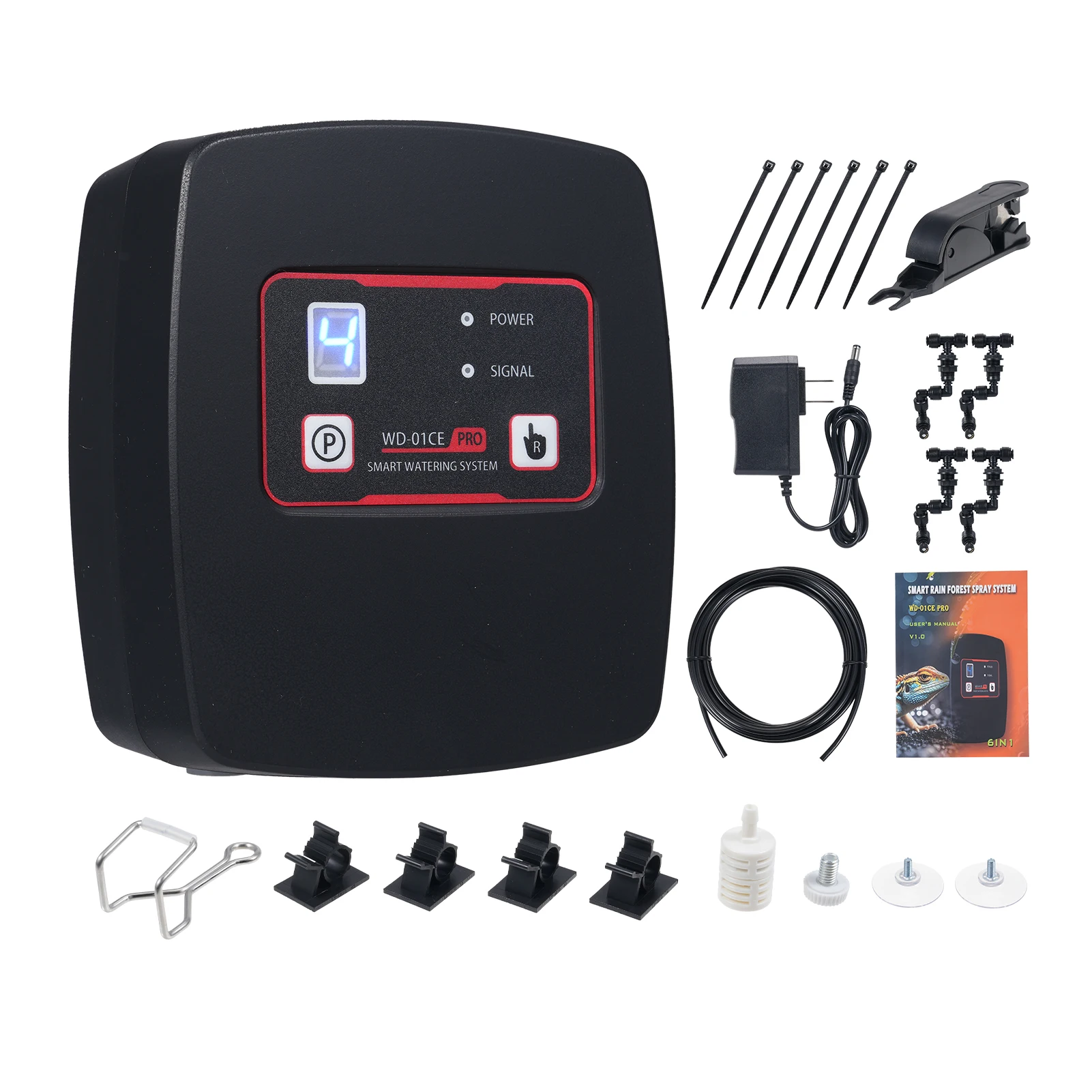 

Умная система полива с управлением через приложение, система распыления для создания эффекта тропического леса, система увлажнения для террариумов и аквариумов для рептилий