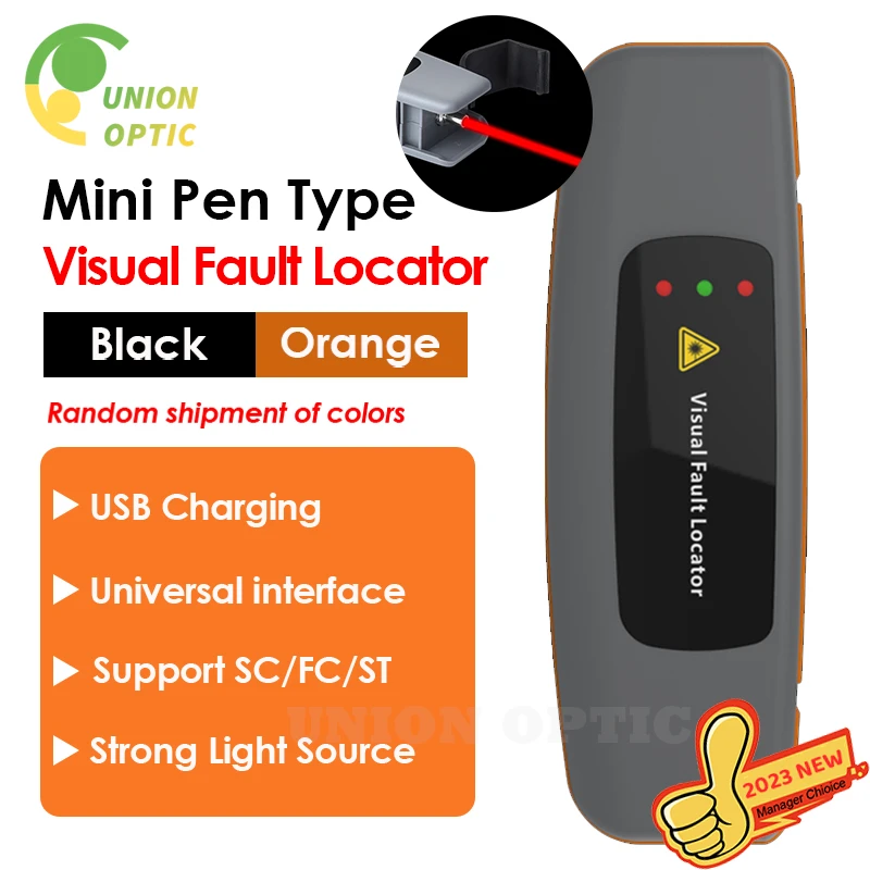 

VFL 50/30/20/10MW Visual Fault Locator Fiber Optic Cable Tester 10-50Km Range Optical Equipment Red Laser Pen USB