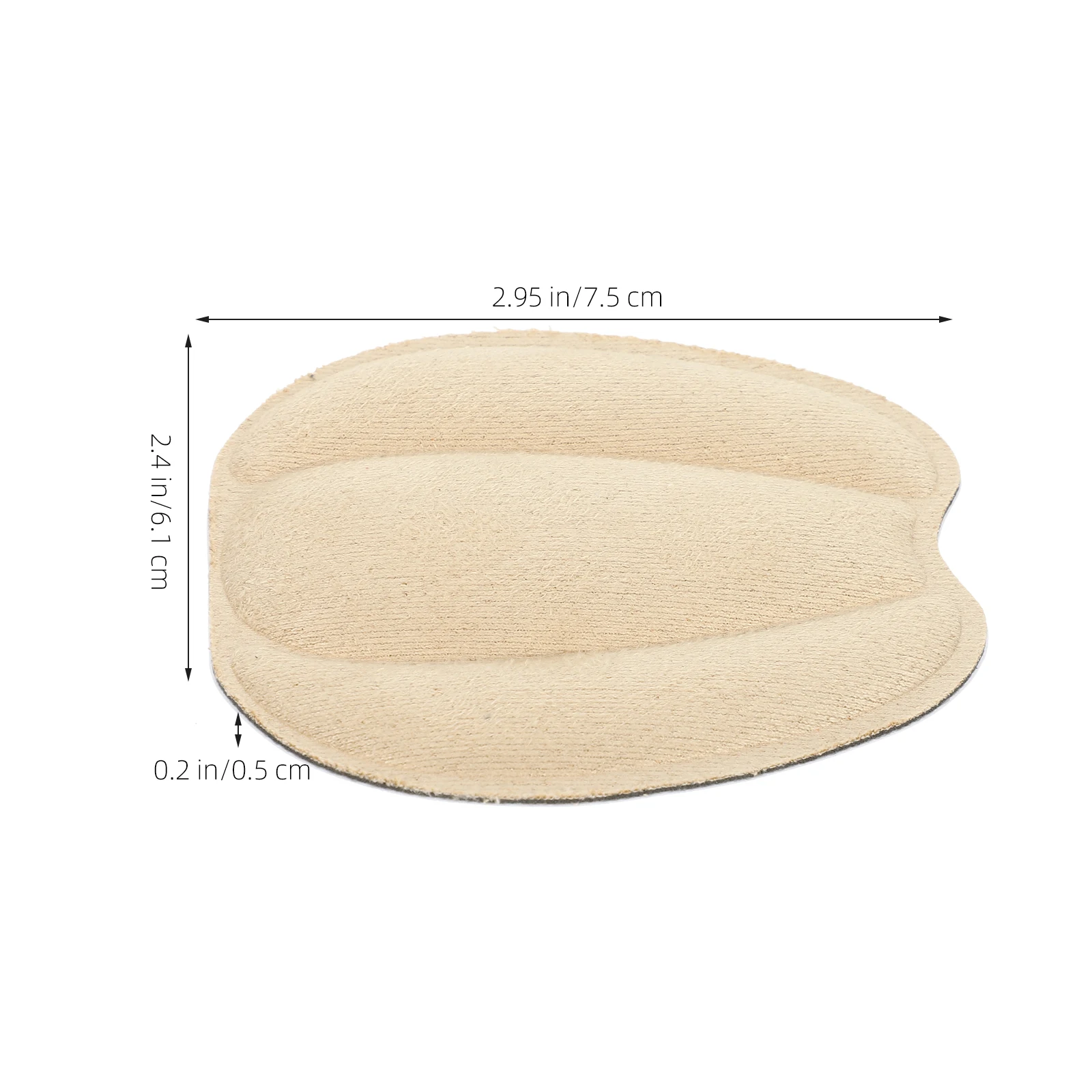 

Shoe Tongue Pad Inserts Comfortable Sponge Forefoot Cushions Non-Slip Adhesive Half Insoles Protective Sticking Accessories Foot
