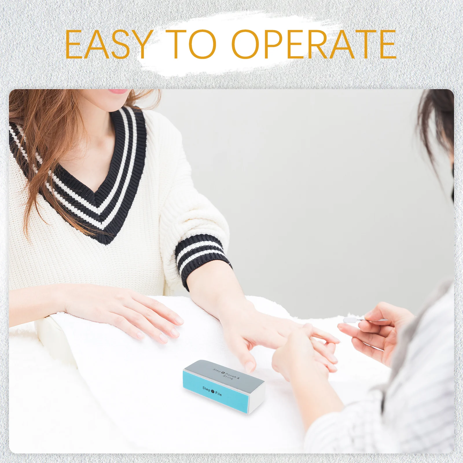 3 قطع من ملفات تلميع الأظافر، أدوات تزيين الأظافر لتشكيل إزالة الصنفرة مناسبة للاستخدام المنزلي في الصالونات