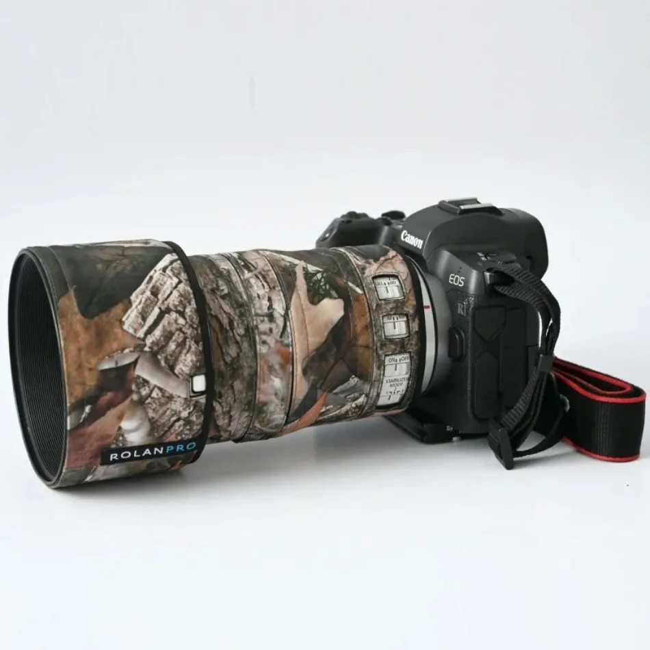

Водонепроницаемое камуфляжное покрытие ROLANPRO для объектива Canon RF 70-200mm F4 L IS USM, защитный чехол от дождя, защитный чехол для объектива