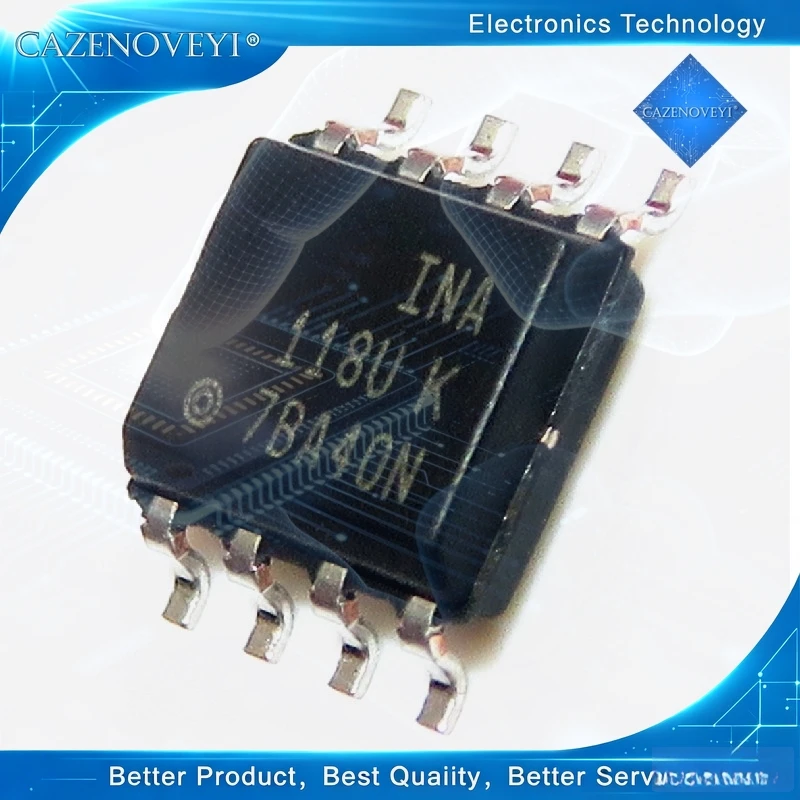 (5-10-20-30-100PCS) INA118 SOP-8 INA118U