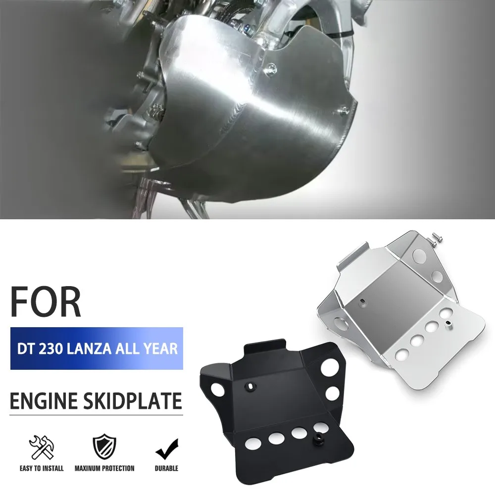 All Years FOR YAMAHA DT 230 LANZA 1997-2001 DT230 Lanza Engine Skid Plate Cover CNC Aluminum Motorcycle Engine Guards Protection