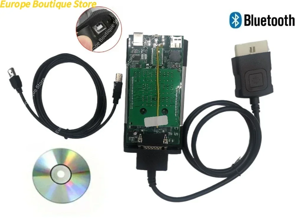 لوحة مزدوجة V9.1 V2021.11 Autocoms Ds150e Delphis Obd الماسح الضوئي أداة تشخيصية سيارة شاحنة Tcs cdp pro مجموعة كاملة 2024 2025 2021 #1