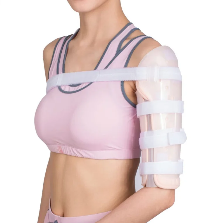 軽量で通気性のある上腕骨骨折用スプリントブレース（上腕、肩、左右の腕用、男性向け）