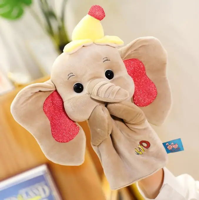 

hand puppet elephant Animal Plush Toys Baby Educational Hand Puppets Story Pretend Playing Dolls for Children Gifts