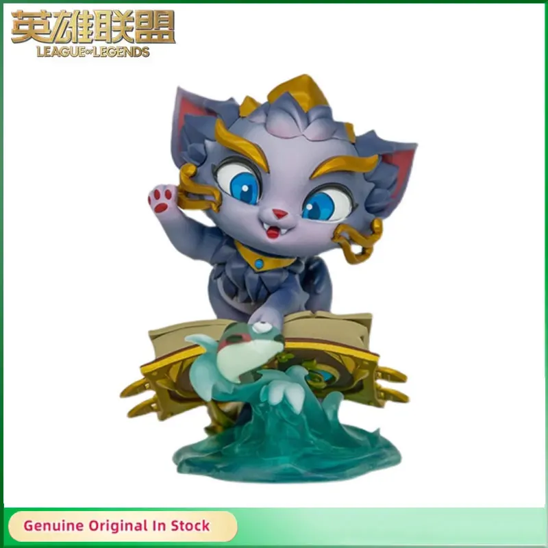 

Original LOL League of Legends The Magical Cat Yuumi Game Statues Magic Cat Anime Action Figures Collectible Model Toys Gift