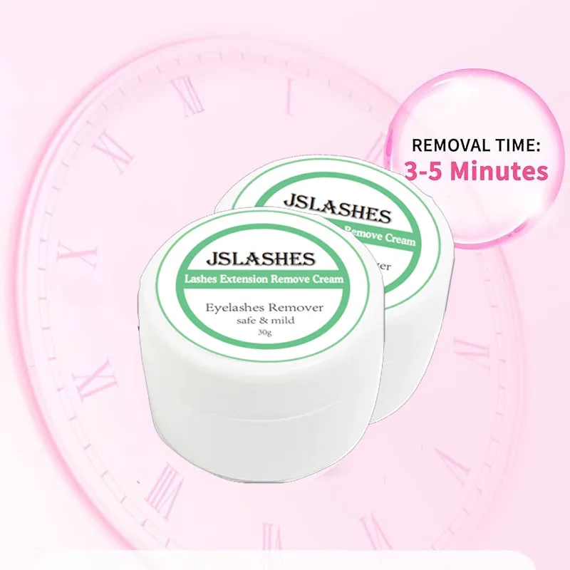 สตรอเบอร์รี่ 30g ขนตากาวกําจัด Lash Extensions Remover ครีมสําหรับขนตากาว UV Eyelash Removal Cream