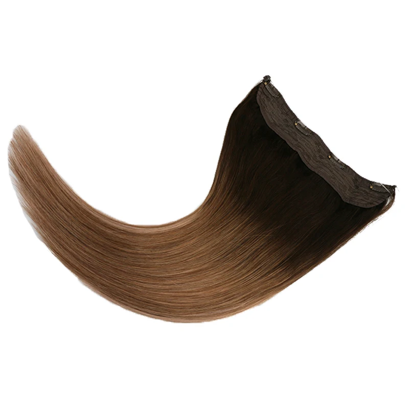 Straight Fish Line Human Hair Extension 14\