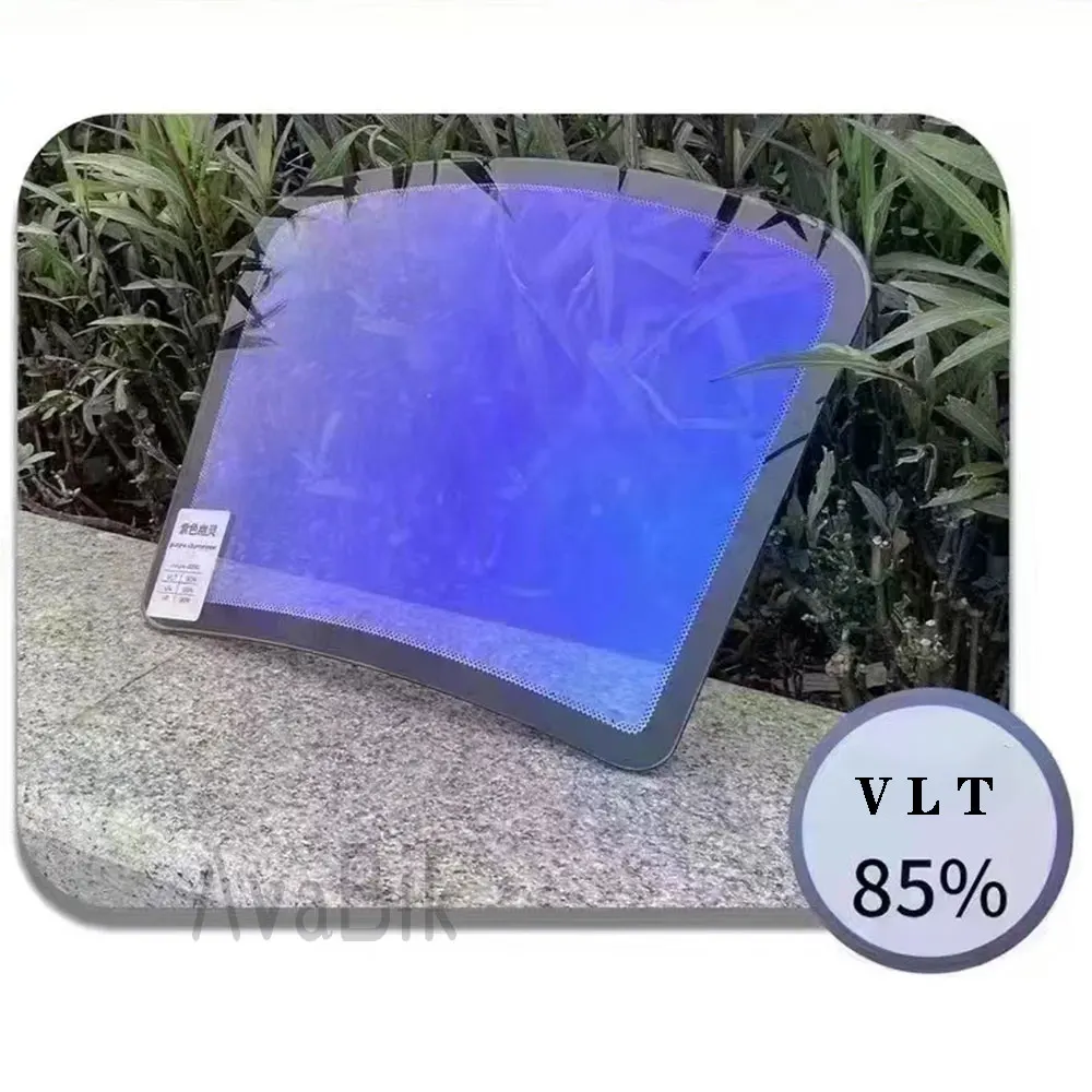 1M x 1.5M purple light Chameleon VLT 85% Car Back Windscreen Solar Film Rear Window Tints Protection Windshield Foils Anti Look