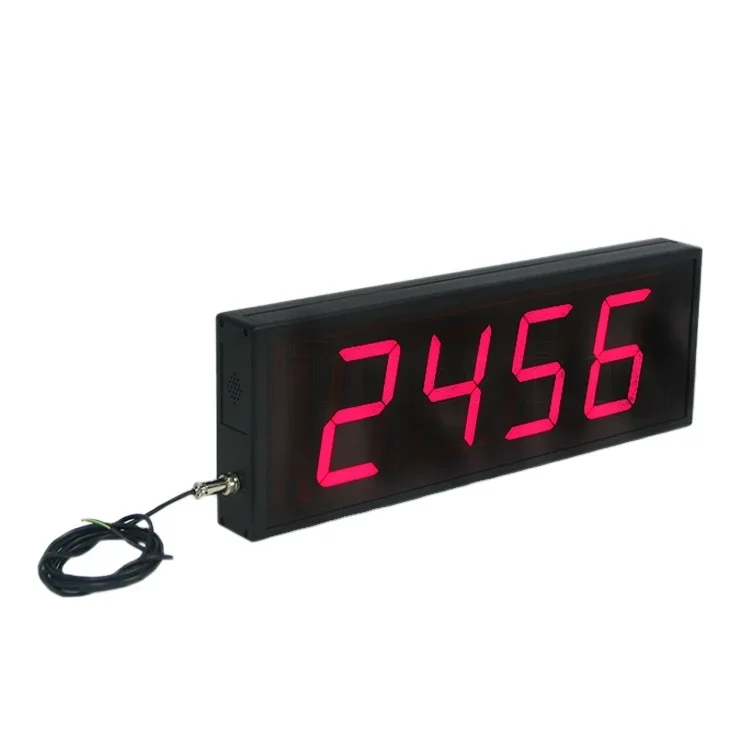 

4 Inch LED Digital Count Up Timer Button Triggers Number Increases