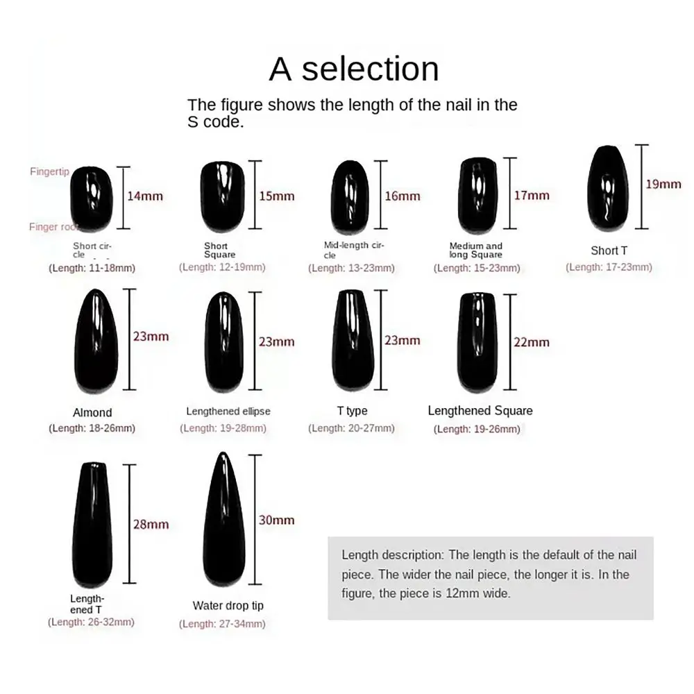 10 pçs xs s m l amor mocha unhas artesanais capa completa com strass sonho doces unhas falsas com caixa de ferramentas imprensa em unhas