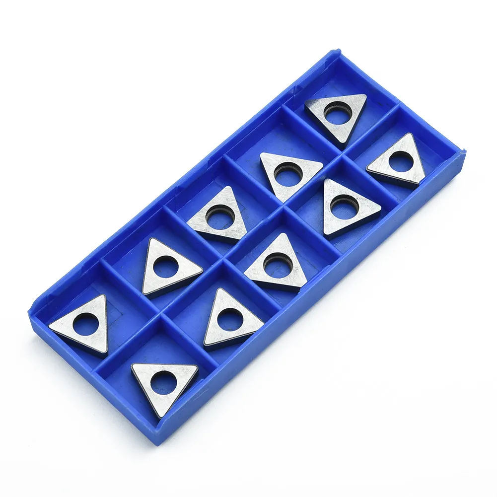 60Deg Shims Carbide For TNMG1604 Insert Set Triangle Turning Tool 10Pcs Kit MT1603 Replaces Useful Hot Latest New